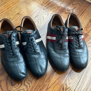 Bally Frenz Black and Brown Sneakers